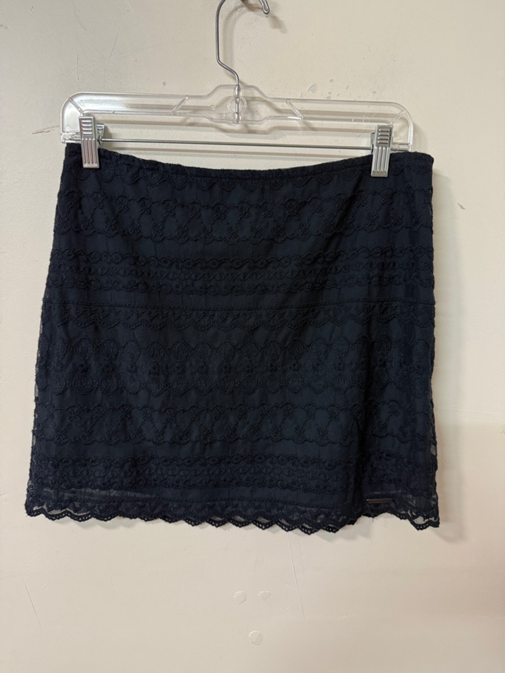 Abercrombie & Fitch Navy Lace Mini Skirt Y2K